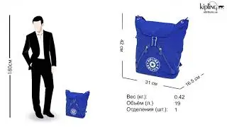 Обзор рюкзака Kipling FUNDAMENTAL NC Laser Blue (47U) KI2519_47U