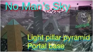 NMS light pillar pyramid portal base