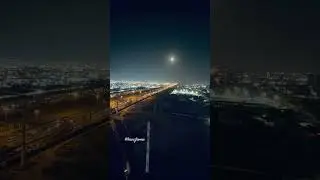 Full Moon in Dubai 😲🌝 #dubai #uae #shorts #viral #short #dubailife #dubaiapartments #night #moon