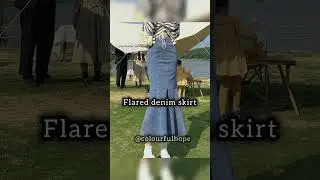 Different types of DENIM SKIRTS with their names ❤ #colourfulhope  #youtubeshorts