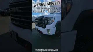 USED!!! 2023 GMC Sierra 3500HD Crew AT4 4X4 in Summit White!! 57553 Miles!