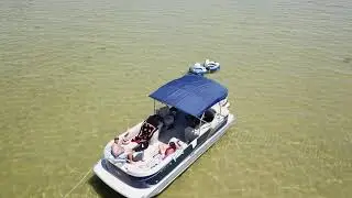 Crooked Lake, Oden MI - Sand Bar 2020-6-20