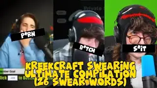 KreekCraft Swearing Compilation (26 Swear Words) (Part 1)