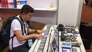 MIDI Music Instrument Soft Silicone 88 Keys Flexible Hand Roll Up Piano Keyboard