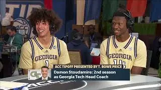 GTMBB - Naithan George, Kowacie Reeves, Jr., join ACC Network at ACC Tipoff, October 9, 2024