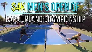 $4K Men&rsquo;s Open Quarterfinal Erik/Derek vs Carl/Mark CAPA Upland Championship