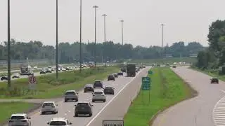 Repentigny, autoroute 40 #11 depuis la passerelle du Boul. Brien / Repentigny, Highway 40 #11