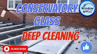 Conservatory glass deep cleaning | patio Jetwash | By Window Cleaning Xpert