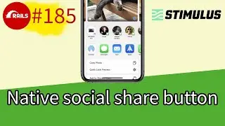 Social Share button (very important for PWA & Turbo Native apps) | SupeRails #185