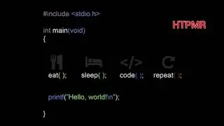 Eat  Sleep  Code  Repeat - HTPMR  @High_Tech_PM_Raja
