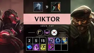 Viktor Top vs Gangplank - KR Master Patch 25.20