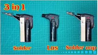 DIY‼️3 in 1. Solder uap, las & solder tanpa listrik