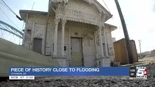 Piece of history in Atchison comes close to flooding