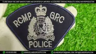 ROYAL CANADIAN MOUNTED POLICE GRC PATCH, Police/RCMP Patches, Royal Canadian Police Patch