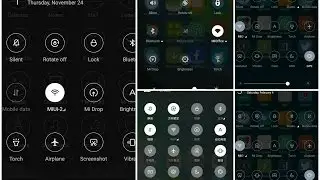 Themes with Transperent Status bar. Miui 8,2017.