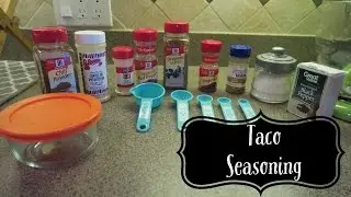 Homemade Taco Seasoning!
