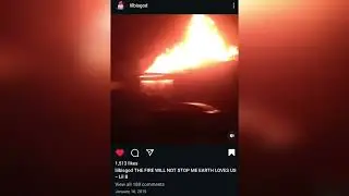 LiL B 'The BasedGod's house burning down, 2015