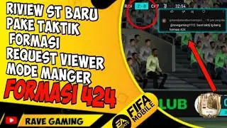 Taktik Dan Formasi Request Viewer Part 1| Formasi 4-2-4 💥 FIFA MOBILE