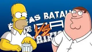 Homer Simpson vs Peter frifing.epicas batallas del rap del frikismo .(instrumental versión)