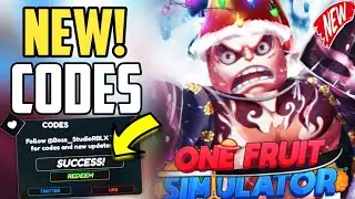 [CHRISTMAS X2] ONE FRUIT SIMULATOR NEW CODES 2023 !! ROBLOX PROMO CODES!