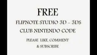 (Ended)Free Flipnote Code
