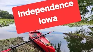 Kayaking in Independence Iowa
