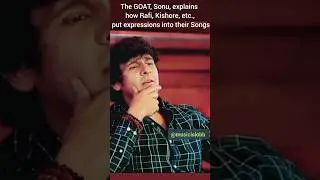 Sonu Nigam Explaining Md Rafi Mukesh manna dey etc 's Singing❣️💯🔹#sonunigam