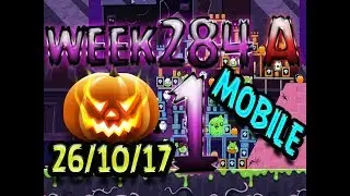 Angry Birds Friends Tournament Level 1 Week 284-A  PUMPKIN Highscore POWER-UP walkthrough