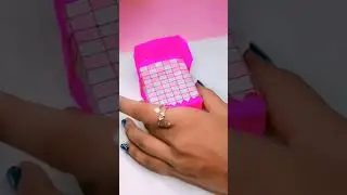 cute doll bed/paper craft/ pink bed/ bluebed/doll bedroom design/bedcover/ #craft #diy #viral