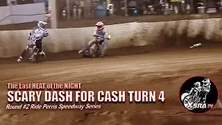 Scary Dash for Cash Turn 4! Our Last Perris Speedway Series #2 race report! #speedway #crash #fyp