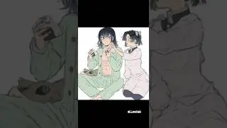 Inosuke Makes a Necklace for Aoi #demonslayer #inosuke #aoi #edit #shorts