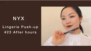 NYX Lingerie Push-up #23 After hours Try on