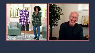 Denim & Co. Printed Fleece Long Snap Front Shirt Jacket on QVC