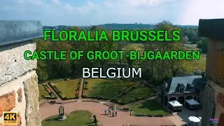 Floralia Brussels 2021 | Spring flower | Groot-Bijgaarden Castle | Tulip garden in Belgium | 4K