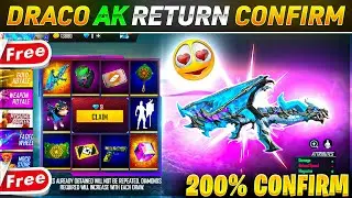 DRACO AK RETURN 2022 | DRACO AK RETURN FREE FIRE | DRACO AK RETURN 2022 | FREE FIRE NEW EVENT