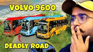 INSANE BUS JOURNEY! 4 Volvo 9600 Buses on Extreme Off-Road Route! 🚍💥