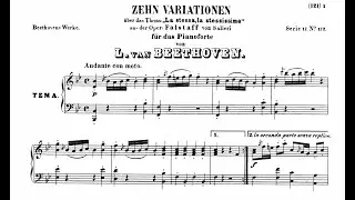 Ludwig van Beethoven - 10 Variations on 'La stessa, la stessissima', WoO 73