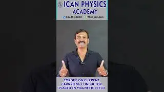 ⚡ Torque on Current-Carrying Conductor in Magnetic Field ⚡ #icanphysicsacademy