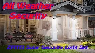 ZFITEI Solar Security Light Set