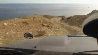 Pajero mk2_ the off road to Selmun, Malta