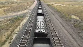 Powder River Basin Coal Trains - Wyoming