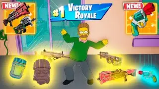 NED FLANDERS vs NEW MYTHIC'S CHALLENGE (NEW!! Fortnite Chapter 6 The Simpsons)