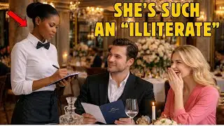 Billionaire Orders in Foreign Language to Humiliate the Black Waitress–He Never Expected This Reply