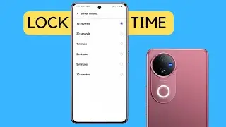 How to Change Lock Screen Time in vivo v50 | vivo v50 Lock Screen Time Setting  Realme Lock Time