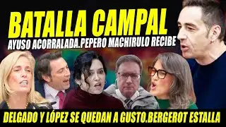 BATALLA CAMPAL:DELGADO Y L&Oacute;PEZ REPARTEN A AVES RAPI&Ntilde;A PEPERAS.BERGEROT INFRINGE CASTIGO A MACHIRULO