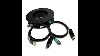 DisplayPort Extender Connection with Pure Fiber Extender