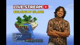 Building my ISLAND, Neend nahi aa rhi  #MINECRAFT: Creative mode fun night stream Live with Kinu