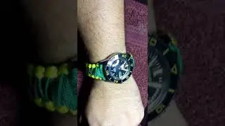 Gorgeous paracord strap for my Seiko 55 Fathoms!