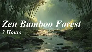 Shakuhachi & Bansuri Meditation Ambient | Zen Bamboo Forest Atmosphere | 3 Hours Relaxation