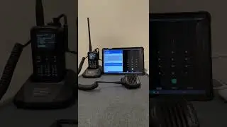 Simple digital analog ham radio setup #D75,#Galaxy tab Openspot 4#Kenwood, with galaxy tab FE